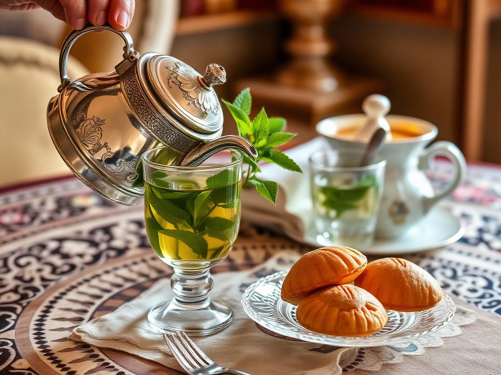 Thé et pâtisseries